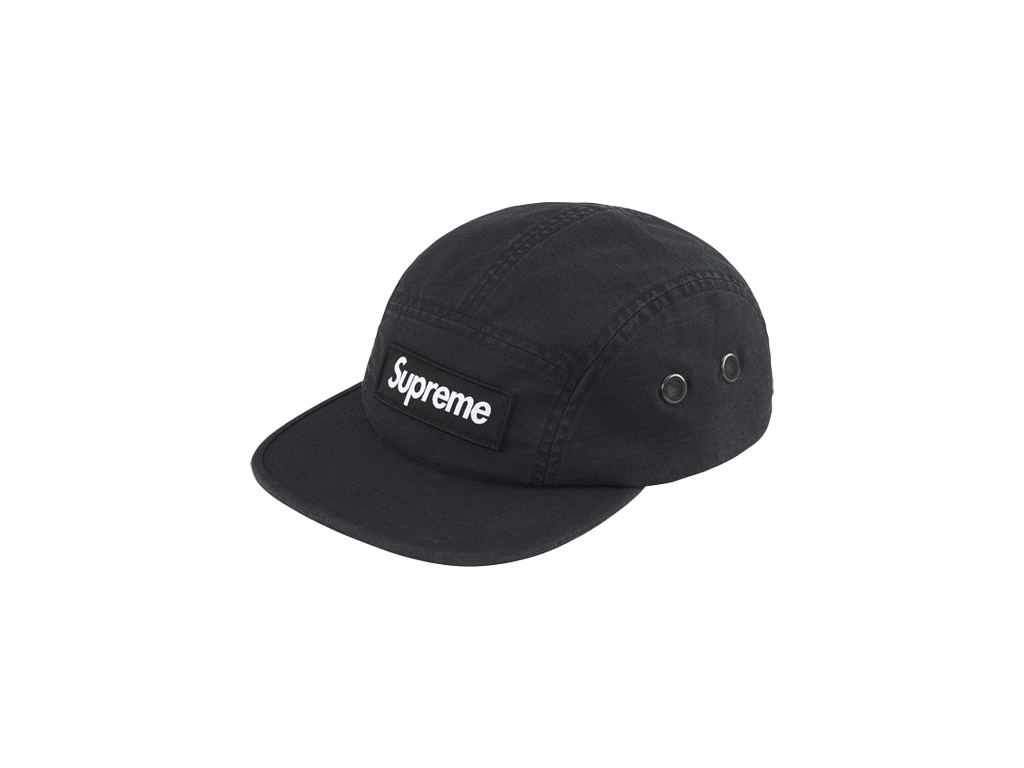 Supreme Military Camp Cap (FW25) Black-Supreme-pikastore.cz