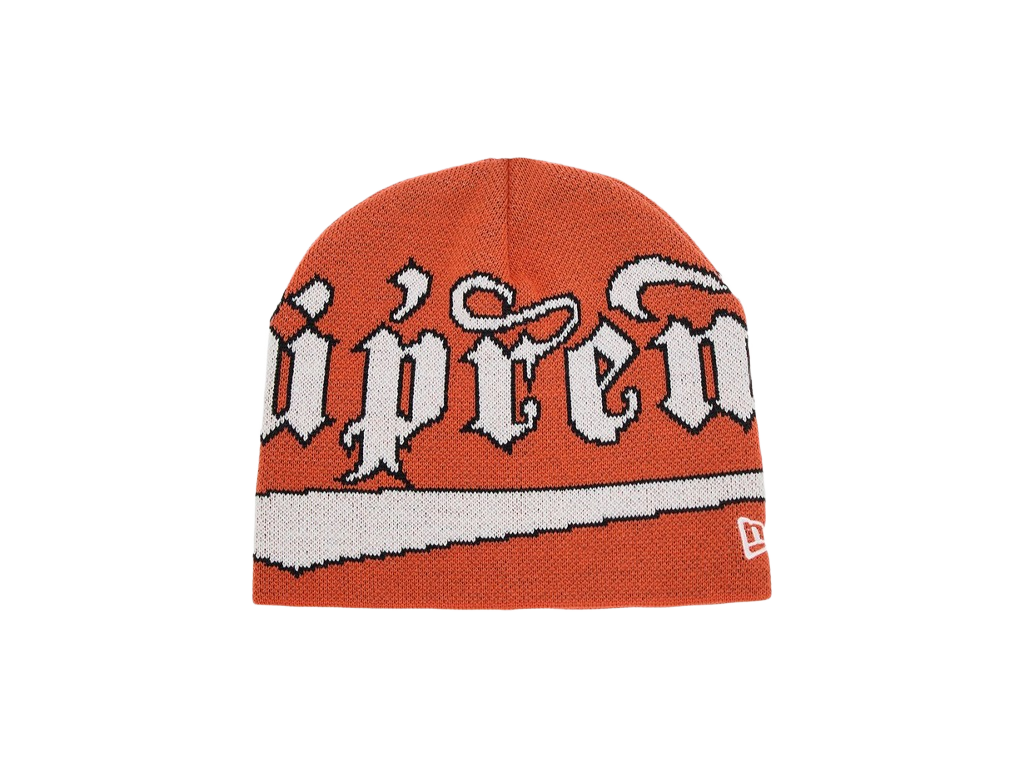 Supreme New Era Accent Beanie Orange-Supreme-pikastore.cz
