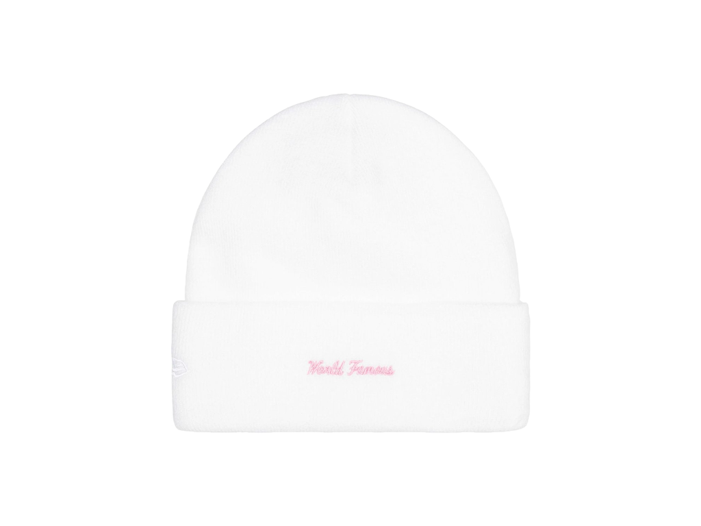 Supreme New Era Box Logo Beanie (FW25) White-Supreme-pikastore.cz