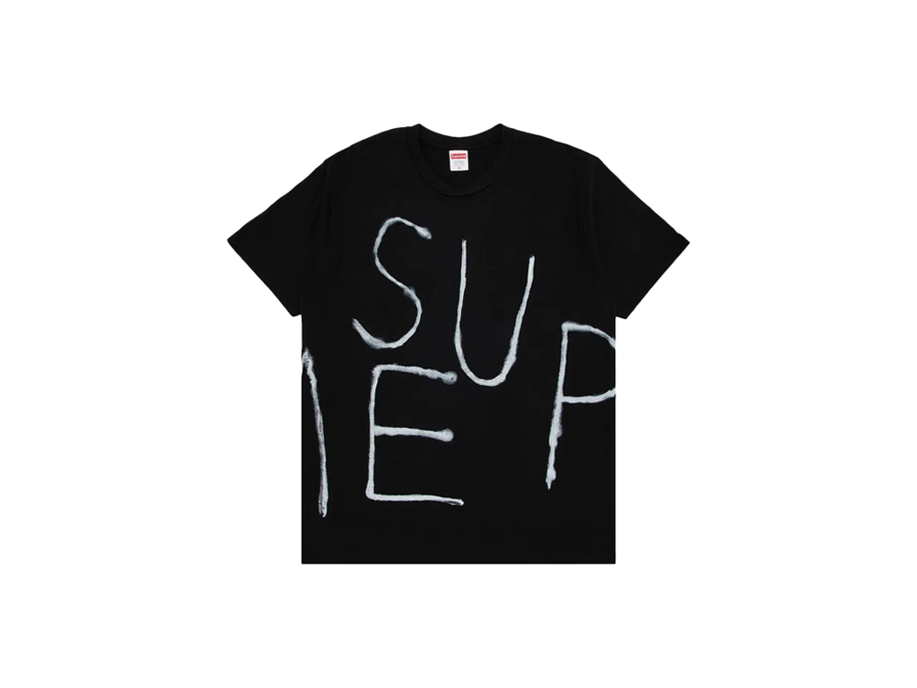 Supreme Painted Tee Black-Supreme-pikastore.cz