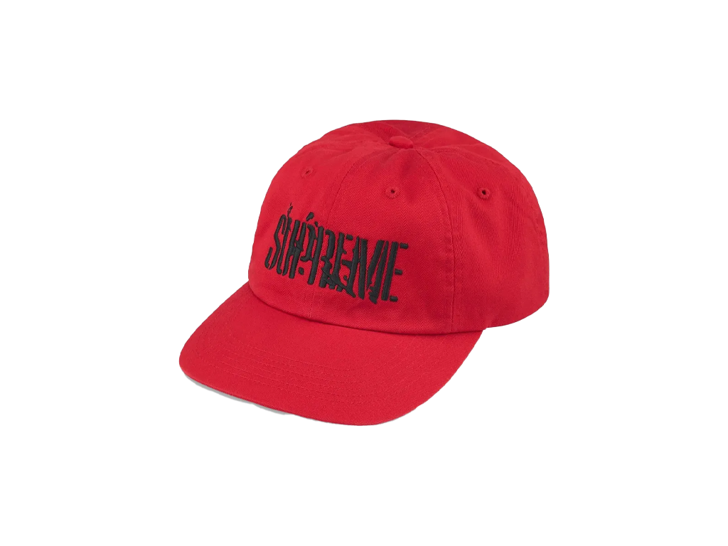 Supreme Splatter 6-Panel Red-Supreme-pikastore.cz