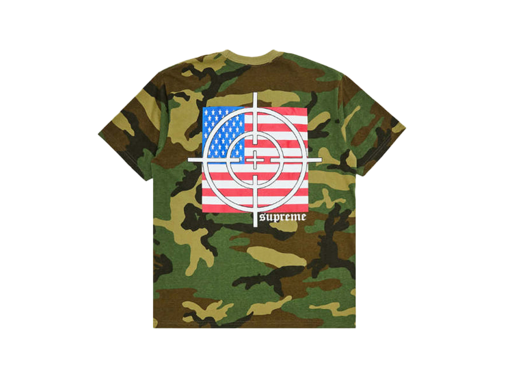 Supreme Target Tee Woodland Camo-Supreme-pikastore.cz