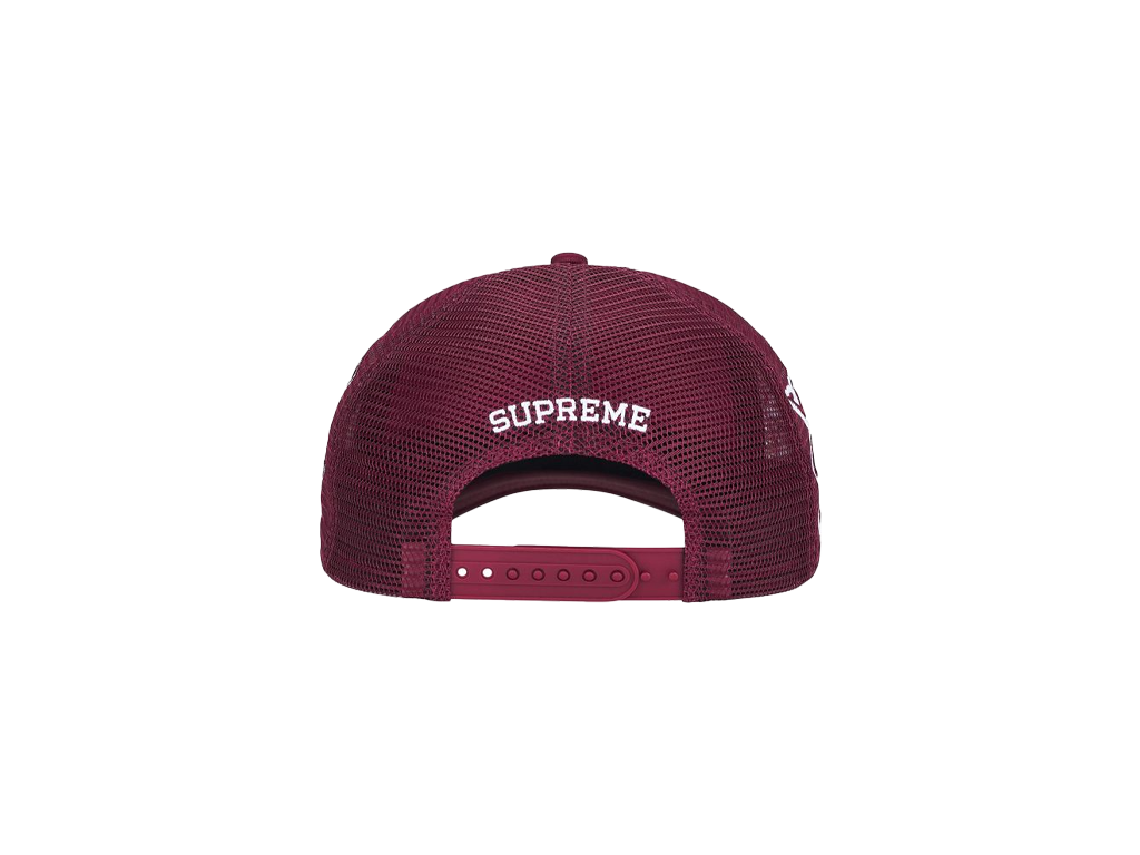 Supreme University Mesh Back 5-Panel Cardinal-Supreme-pikastore.cz