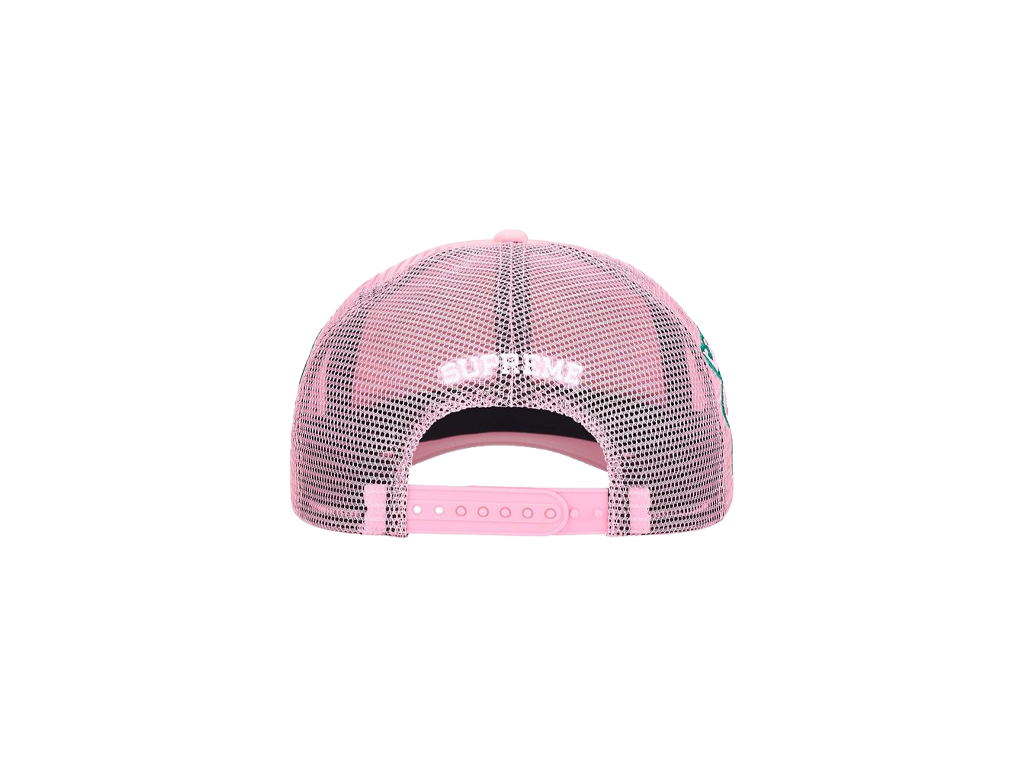 Supreme University Mesh Back 5-Panel Pink-Supreme-pikastore.cz