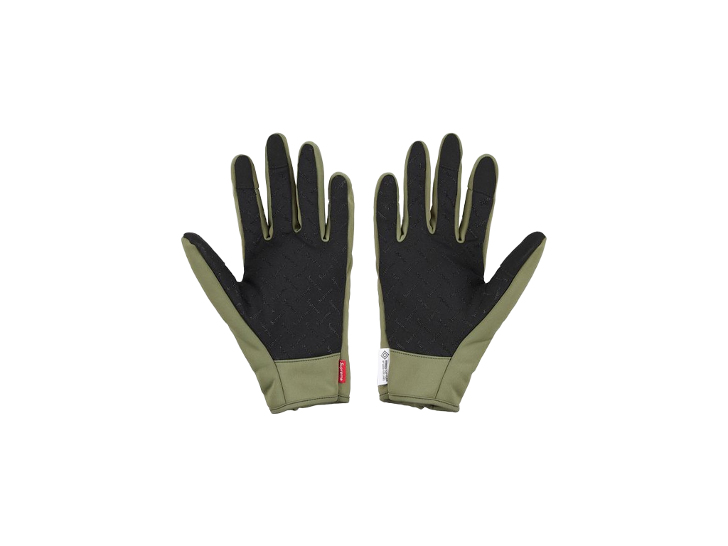 Supreme WINDSTOPPER Zip Gloves (FW25) Olive-Supreme-pikastore.cz