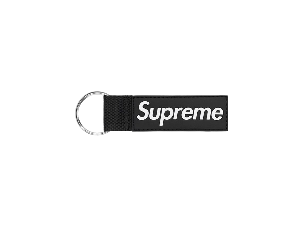 Supreme Webbing Keychain Black
