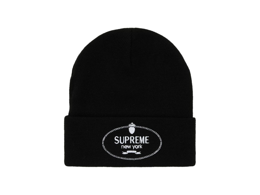 Supreme Crest Beanie Black-Supreme-pikastore.cz