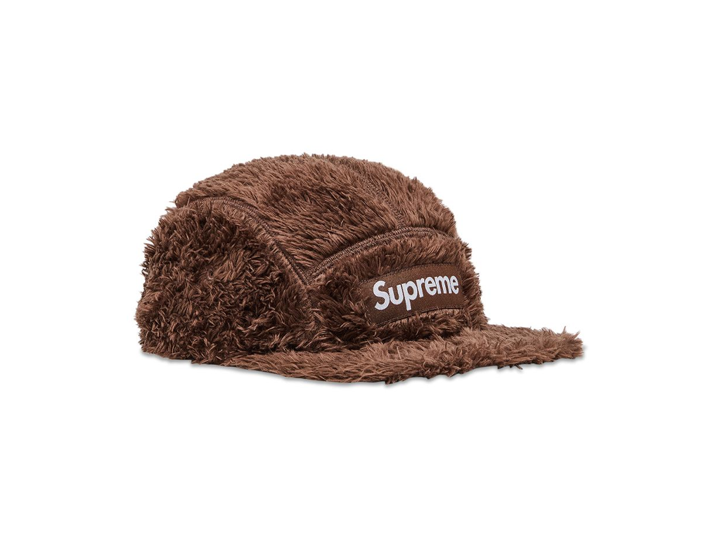 Supreme Fuzzy Camp Cap Brown-Supreme-pikastore.cz