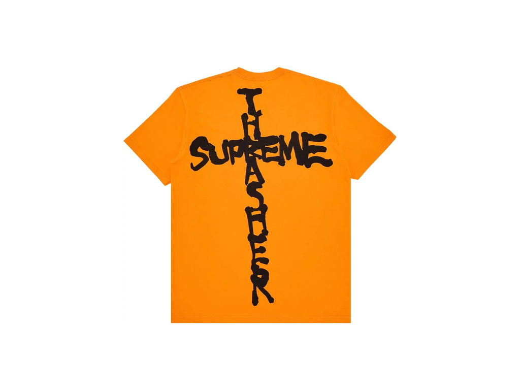 Supreme Thrasher Cross Tee Orange-Supreme-pikastore.cz