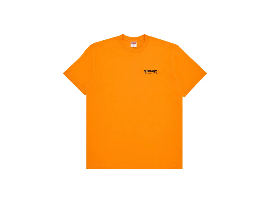 Supreme Thrasher Cross Tee Orange-Supreme-pikastore.cz