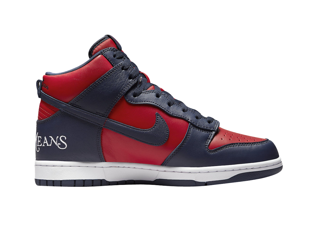 Supreme x Dunk High SB By Any Means - Red Navy-Nike-pikastore.cz