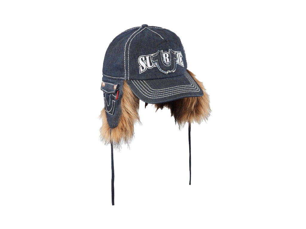 Supreme x True Religion Earflap 5-Panel Dirty Indigo-Supreme-pikastore.cz