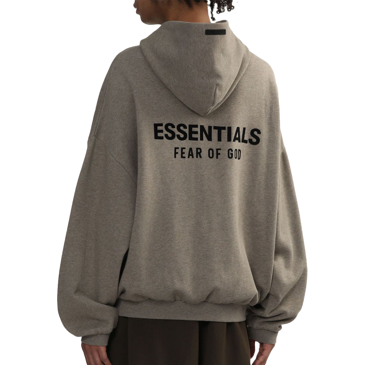 Fear of God Essentials S22 Hoodie Dark Oatmeal - PIKASTORE-Fear of God-pikastore.cz