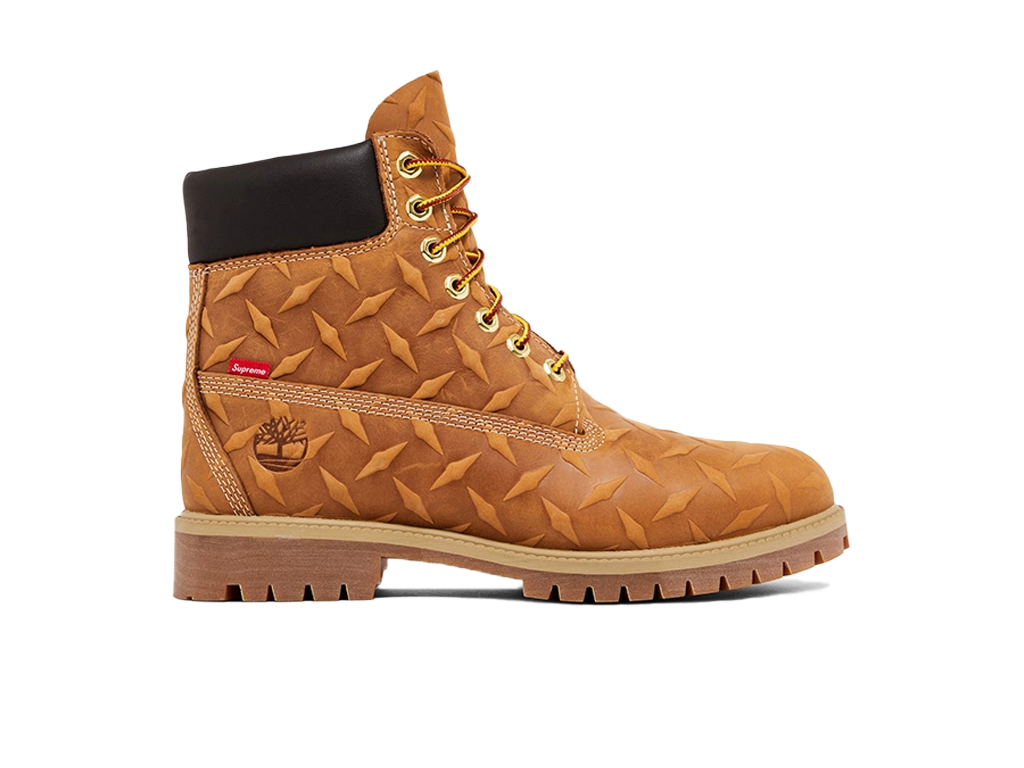 Timberland 6" Premium Waterproof Boot Supreme Diamond Plate Wheat – boty – fotka 3 z 5
