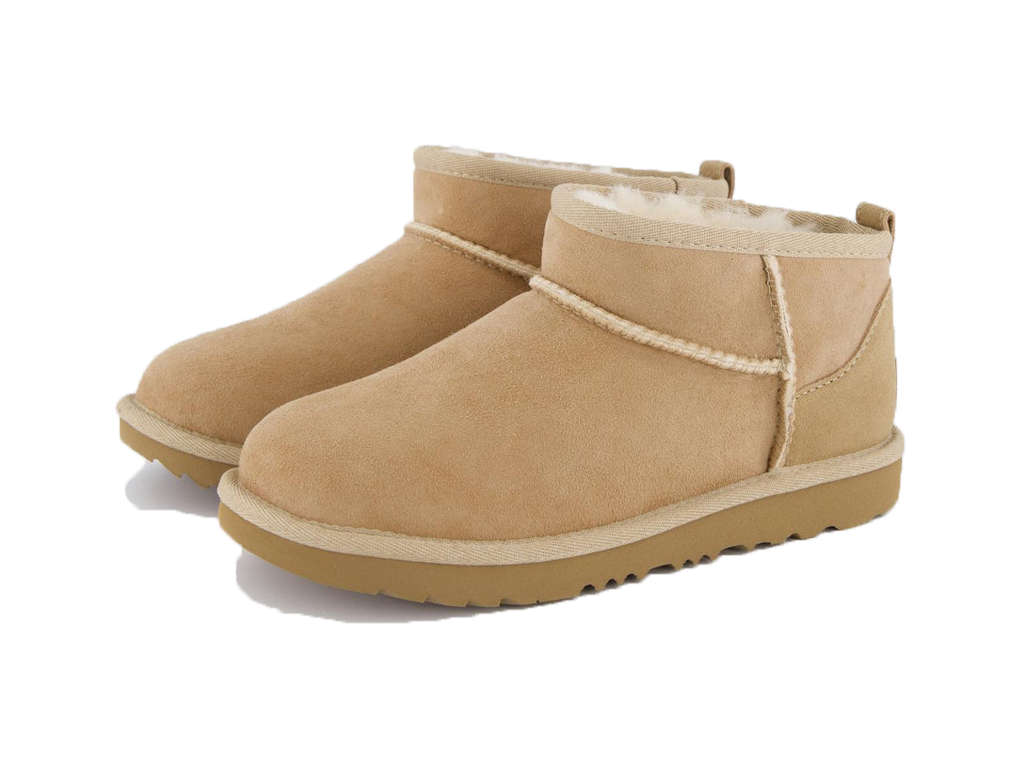 UGG Classic Ultra Mini Boot Sand (Kids)-UGG-pikastore.cz