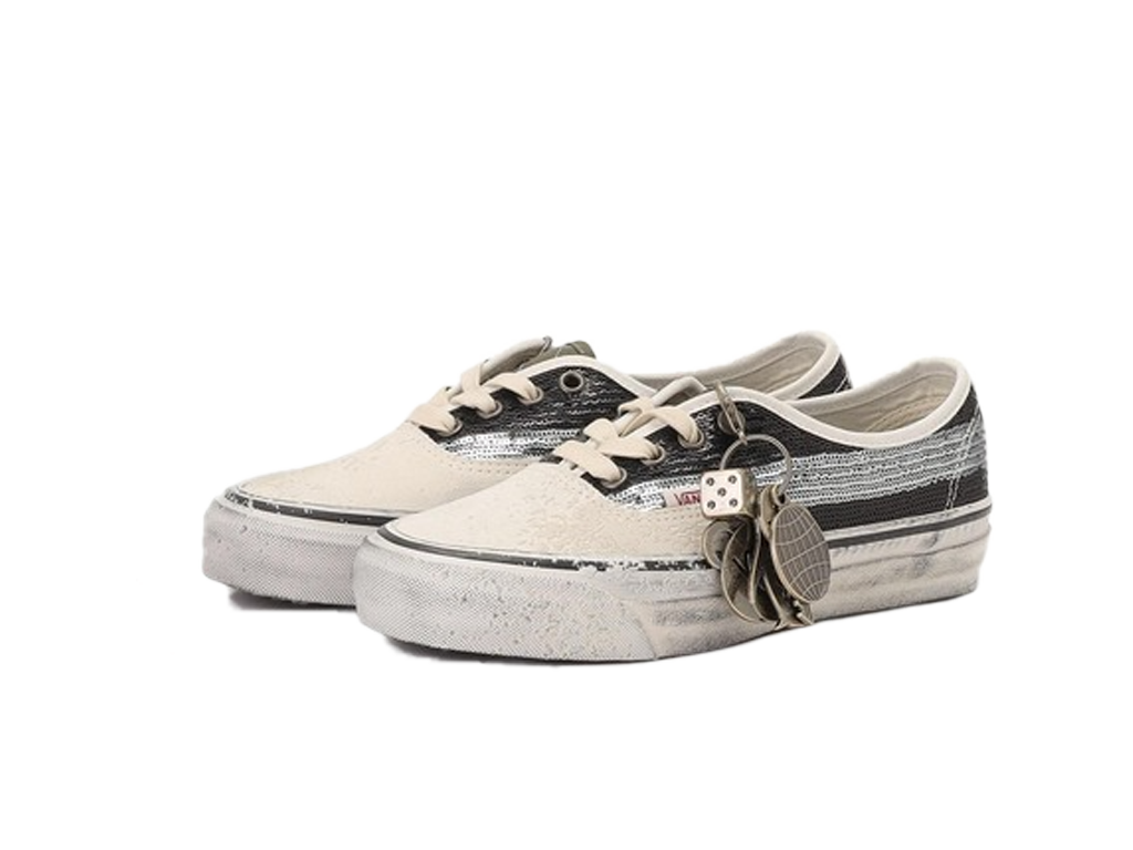 Vans Authentic Premium La Habana Black - White-Vans-pikastore.cz