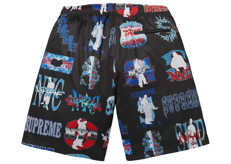 Supreme Flash Mesh Short Black