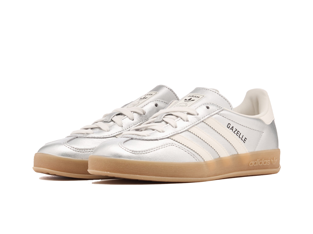 adidas Gazelle Indoor Silver Metallic Core White-Adidas-pikastore.cz