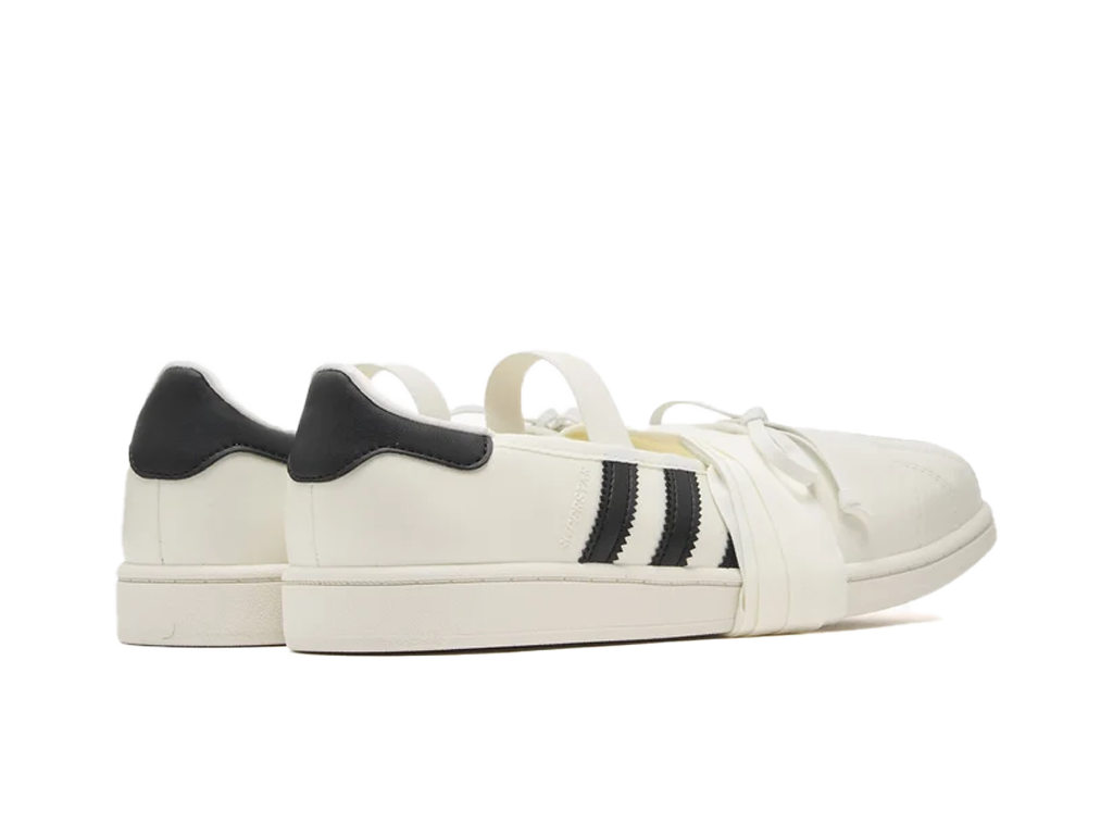 adidas Superstar Square Toe Ballet JENNIE Off White Black (Women's) – sneakers – foto 4 av 5