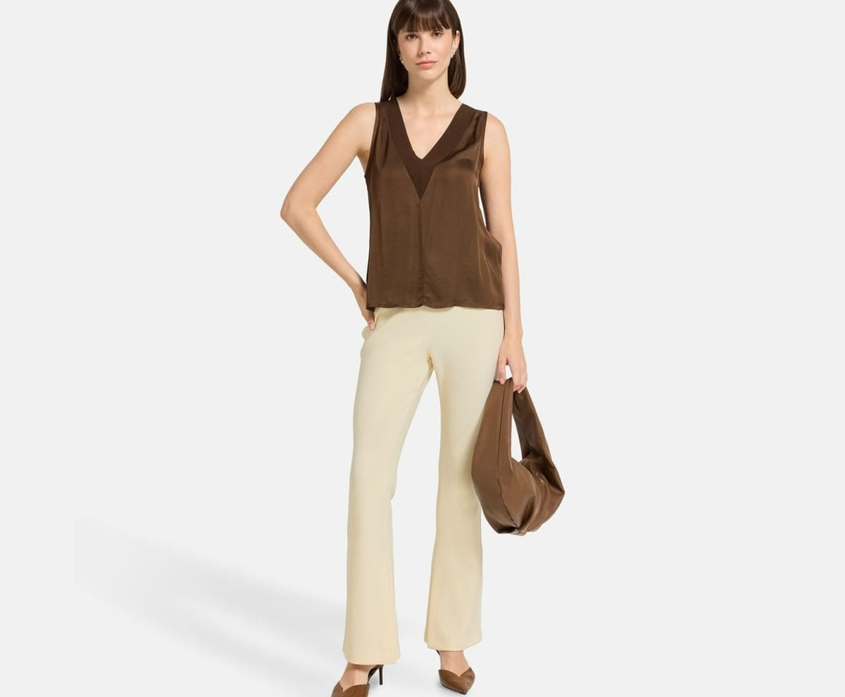 Calvin Klein Flared trousers Pink – broek – foto 5 van 5