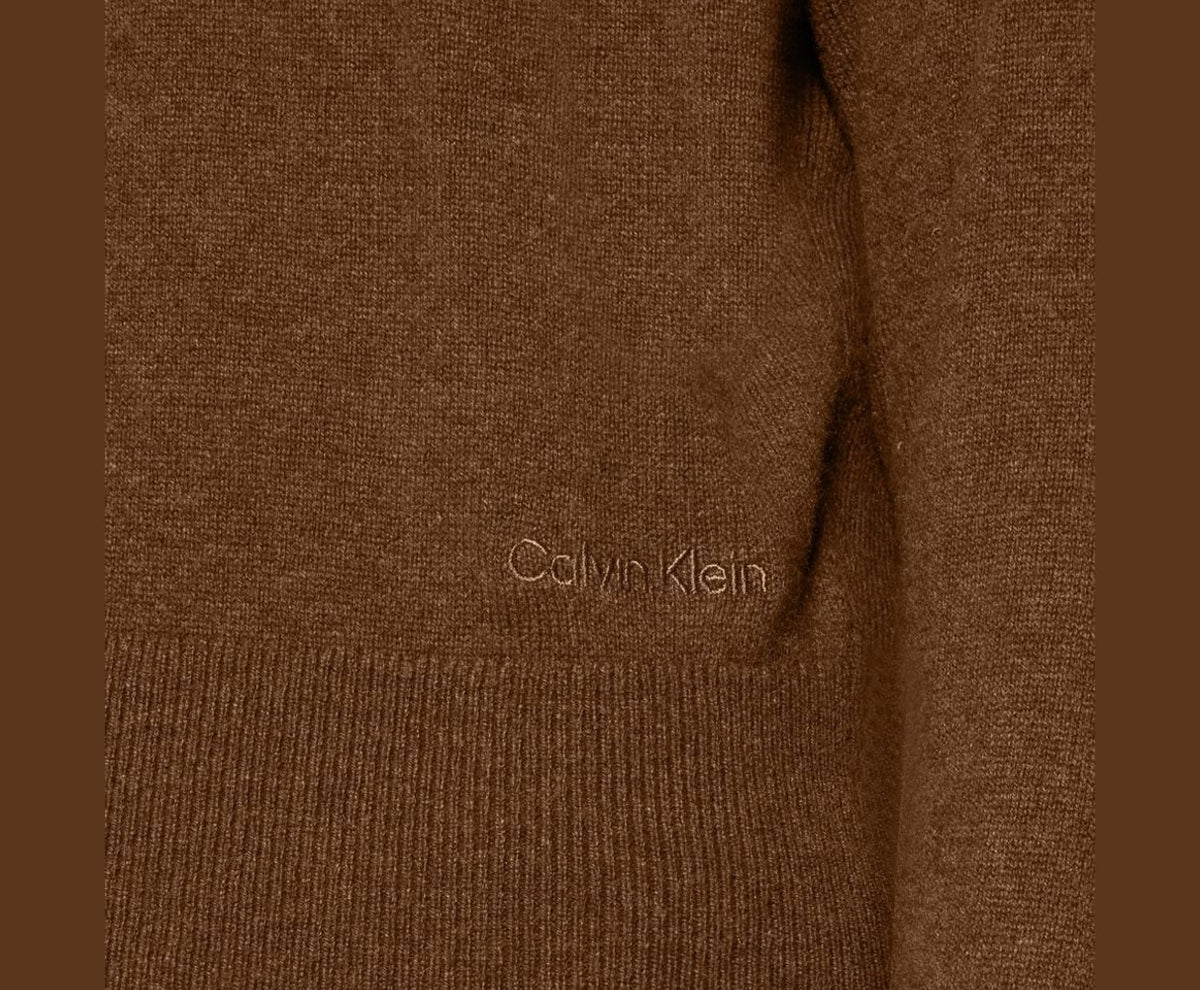 Calvin Klein Cashmere pullover Espresso Style Brown – dukserica – fotografija 3 od 5