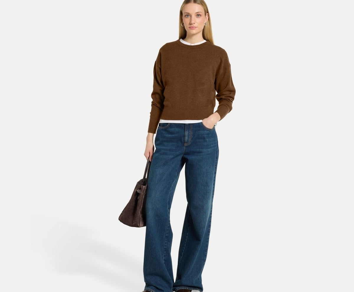 Calvin Klein Cashmere pullover Espresso Style Brown – dukserica – fotografija 5 od 5