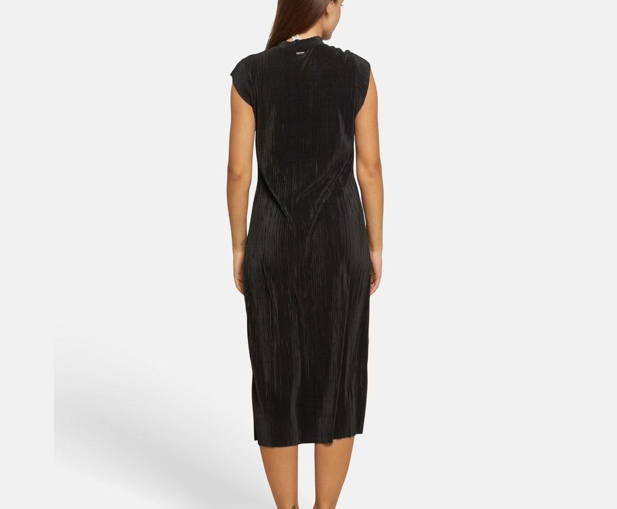 Calvin Klein Ribbed dress Black – clothing – photo 4 of 5