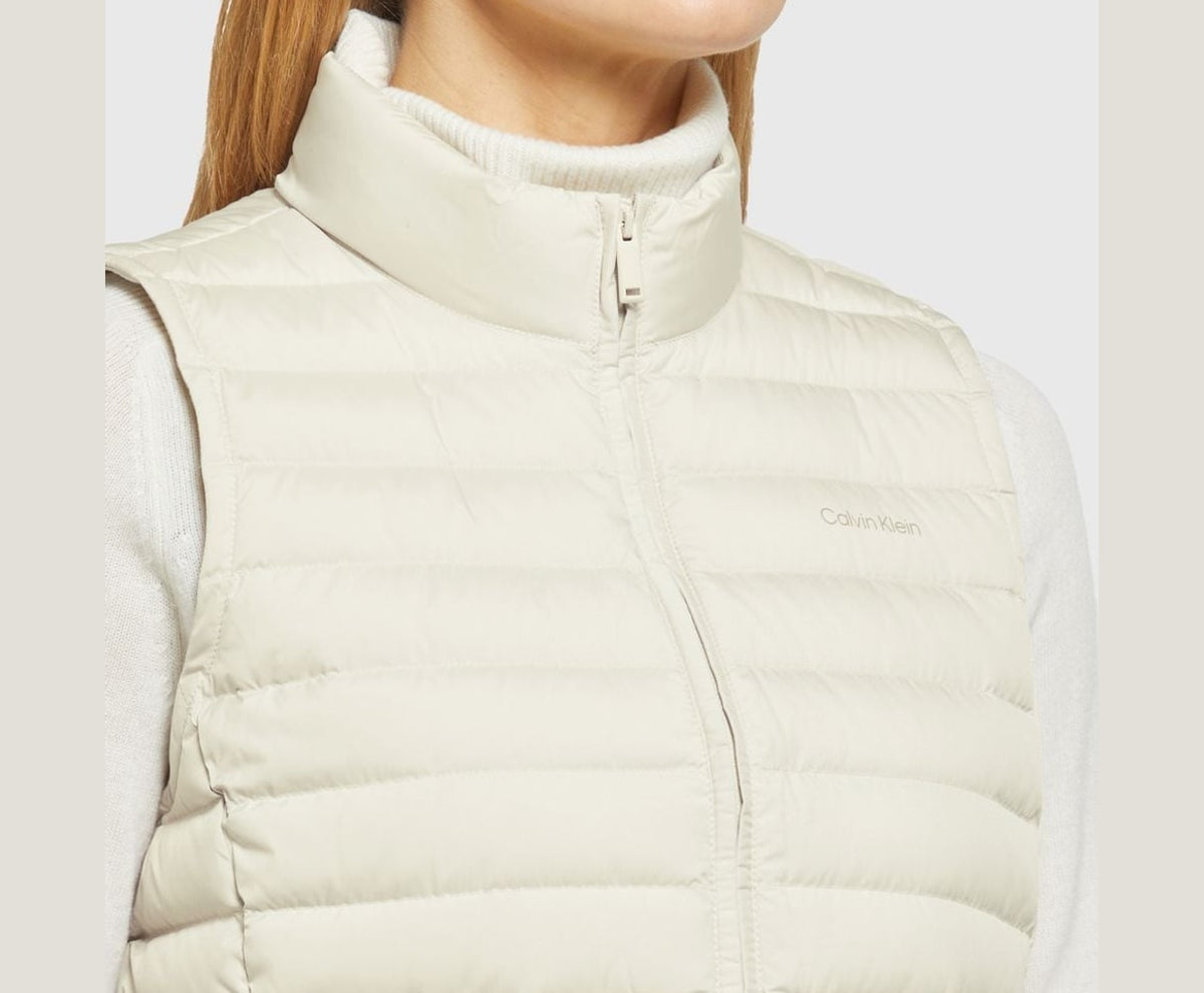 Calvin Klein Down gilet Putty – abbigliamento – foto 3 di 6