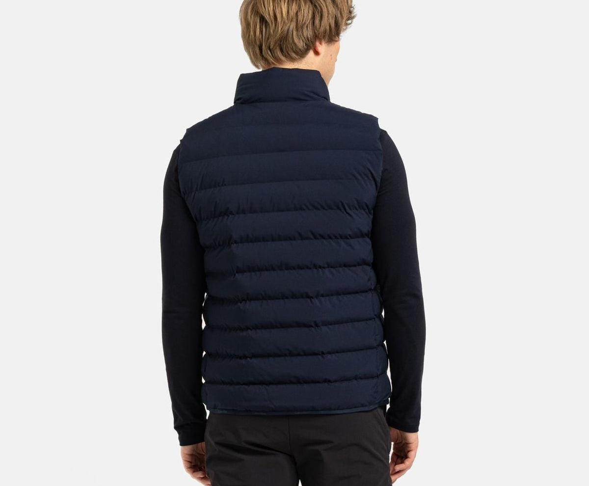 Calvin Klein Quilted gilet Dark Blue – bunda – fotka 4 z 6