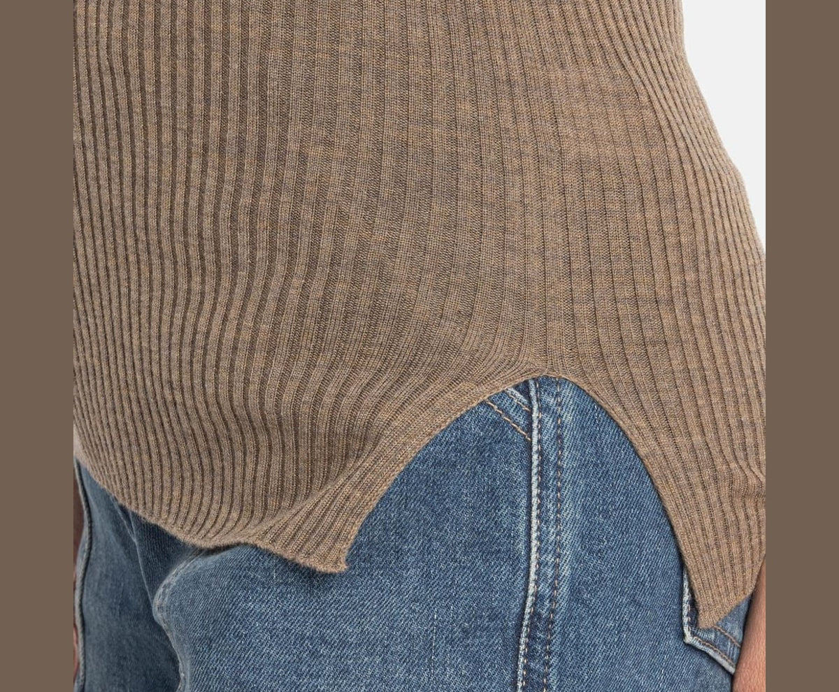 Calvin Klein Blouse Taupe – Hemd – Foto 3 von 5