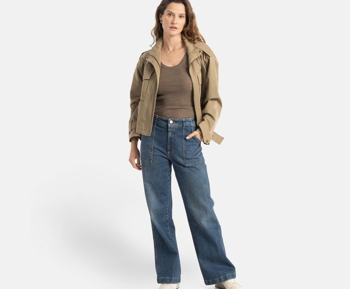 Calvin Klein Blouse Taupe – Hemd – Foto 5 von 5
