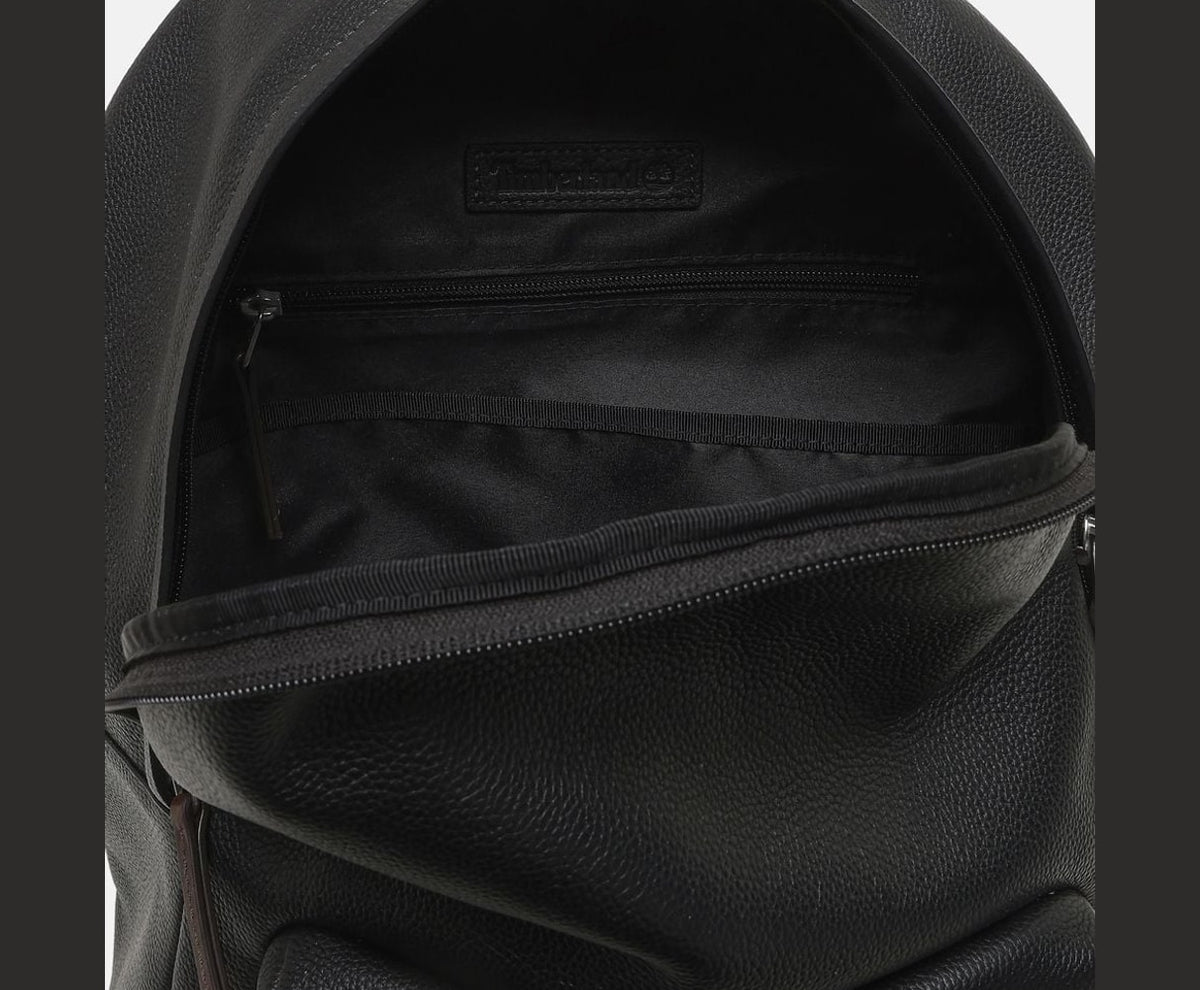 Timberland Leather backpack Tuckerman Black – раница – снимка 3 от 5