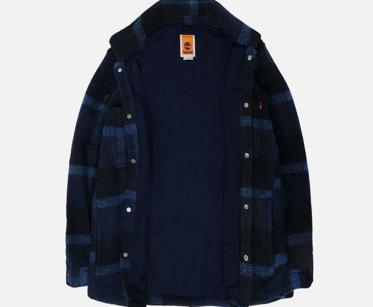 Timberland Wool-blend shacket Midnight Blue – ropa – foto 5 de 6