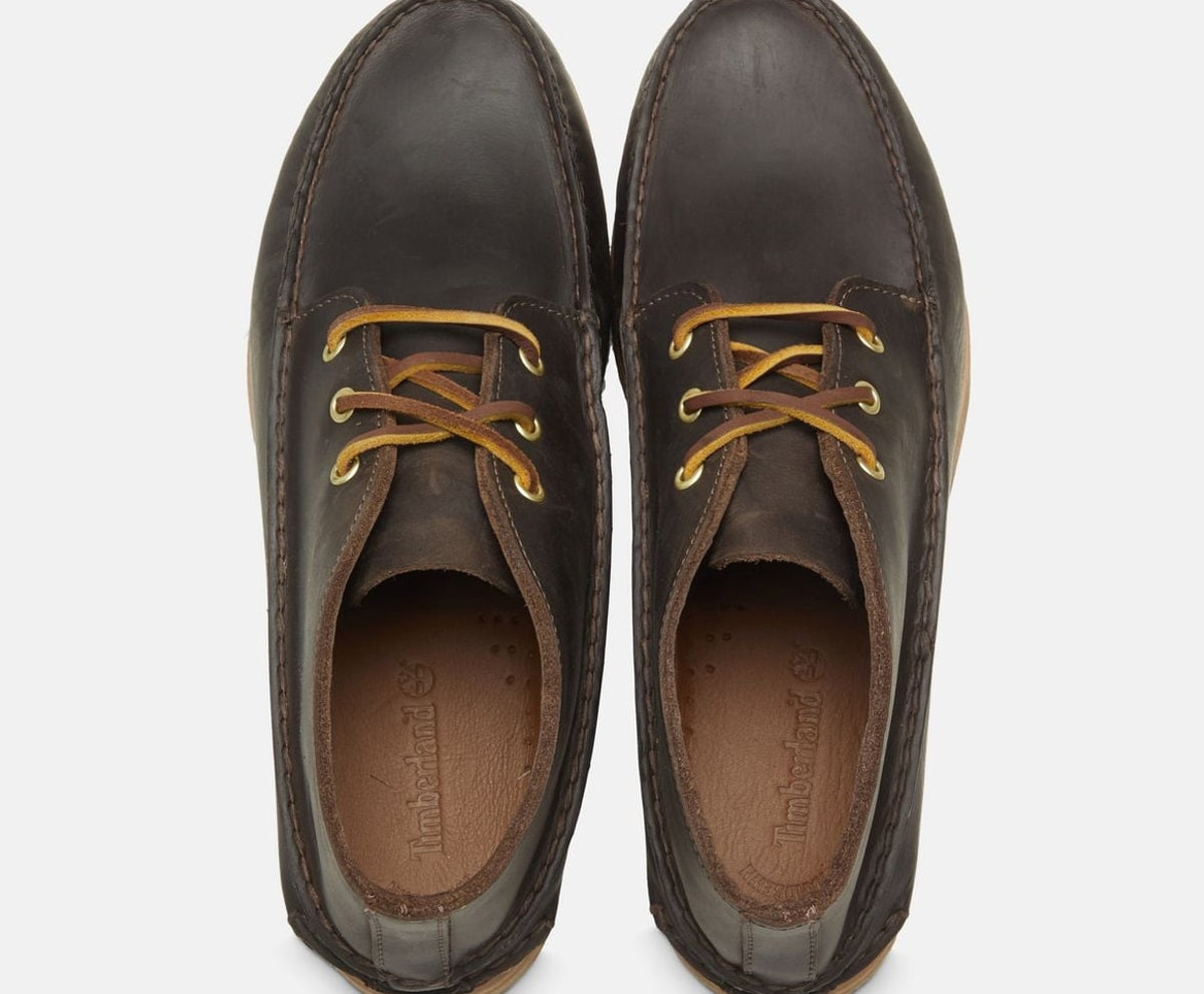 Timberland Lace-up ankle boot Crafted Dark Brown – boty – fotka 4 z 5
