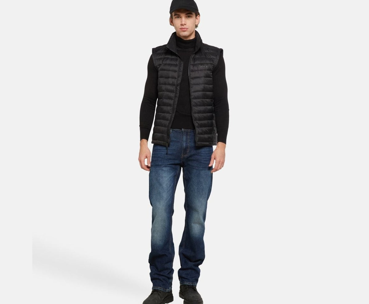 Timberland Quilted gilet Black – dzseki – fotó 6/6