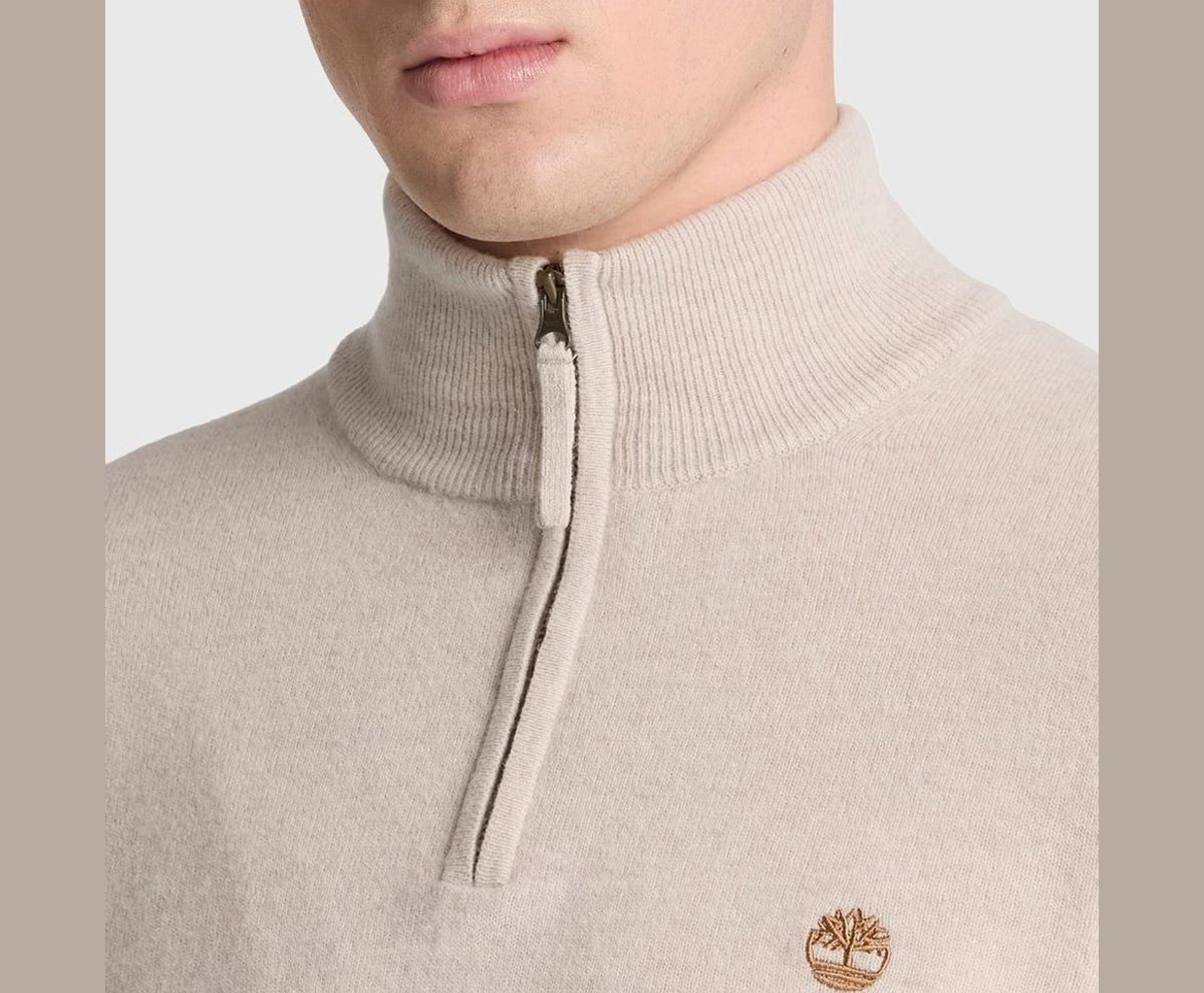Timberland Wool-blend troyer Beige – ruházat – fotó 3/5