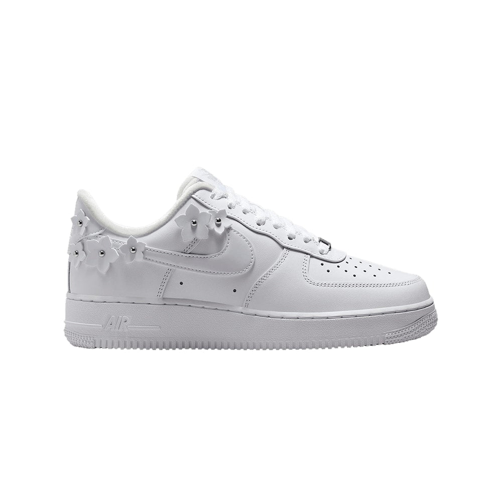 Nike Wmns Air Force 1 07 White Wolf Grey Metallic Silver – schoenen, zilver