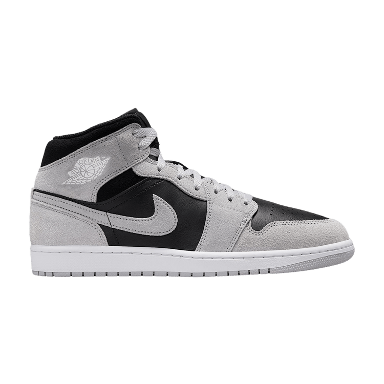 Air Jordan 1 Mid Light Smoke Grey – schoenen, wit