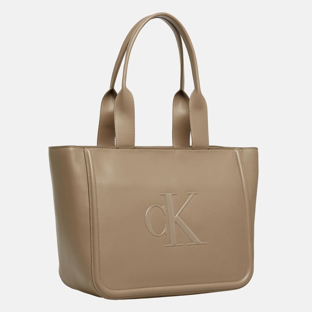 Calvin Klein Tote Bag Taupe – torba