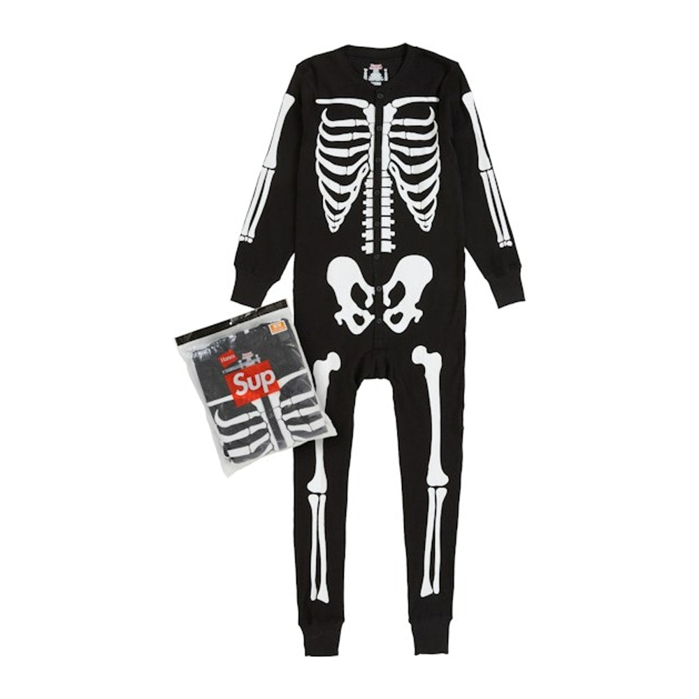 Supreme x Hanes Bones Thermal Union Suit (1 Pack) Black – vaatteet