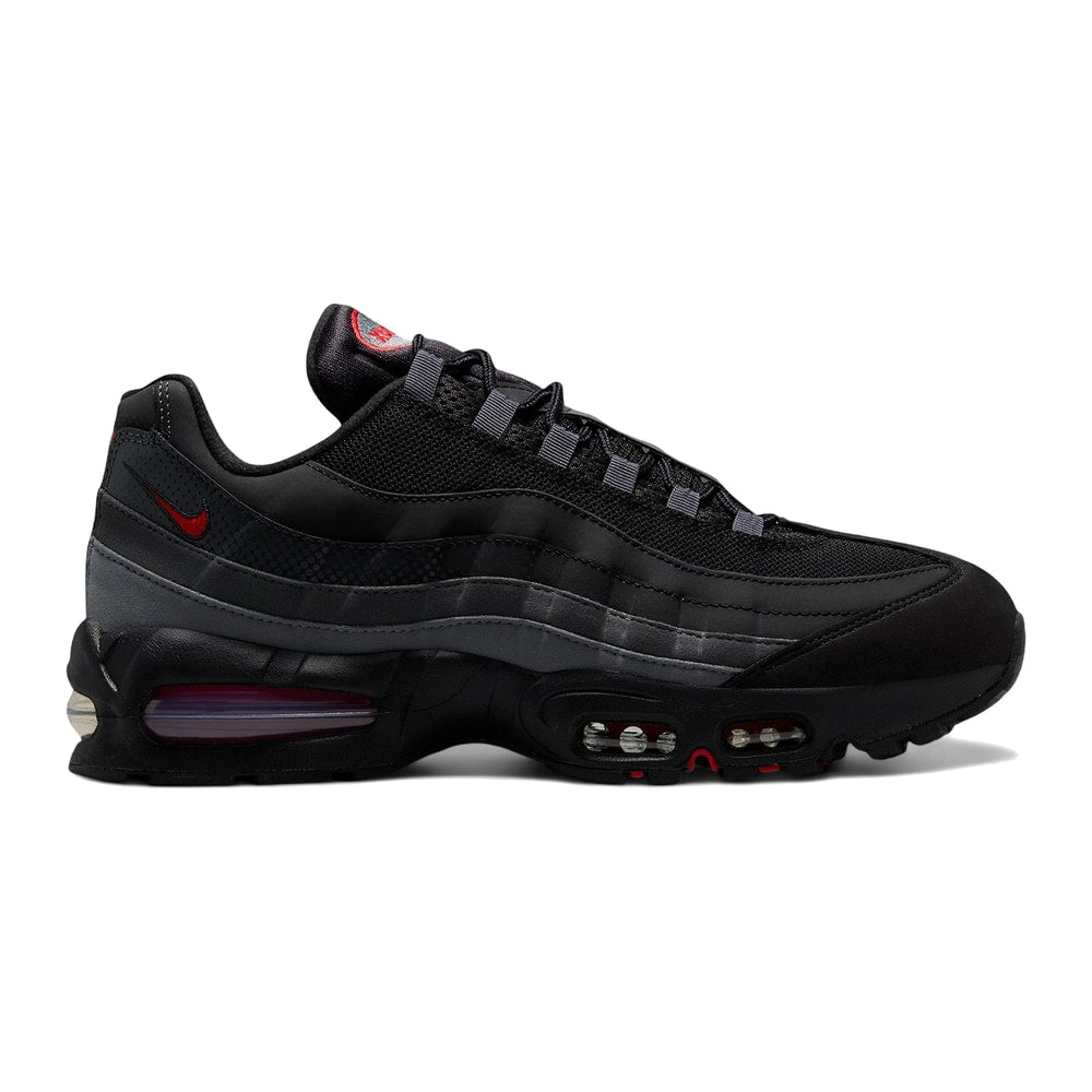 Nike Air Max 95 Big Bubble Black Anthracite University Red – schoenen