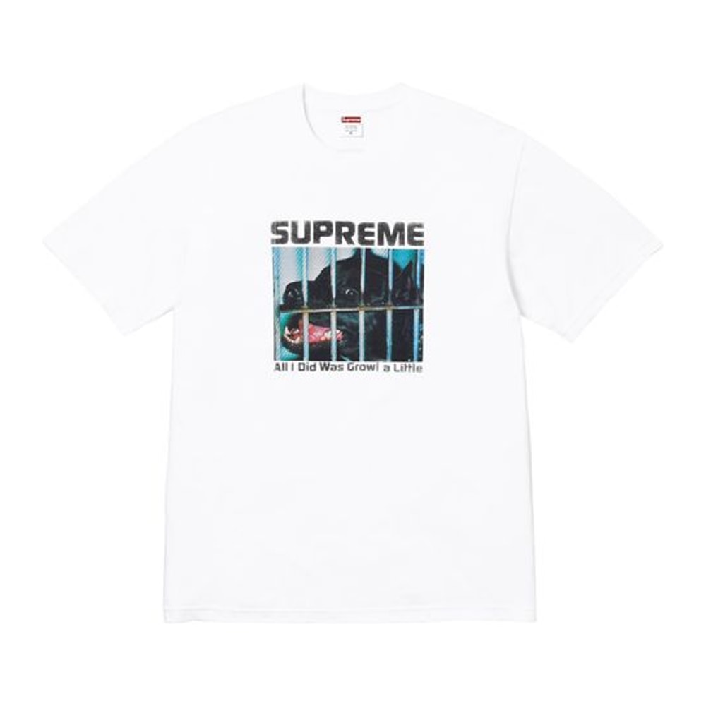 Supreme Growl Tee White – T-Shirt