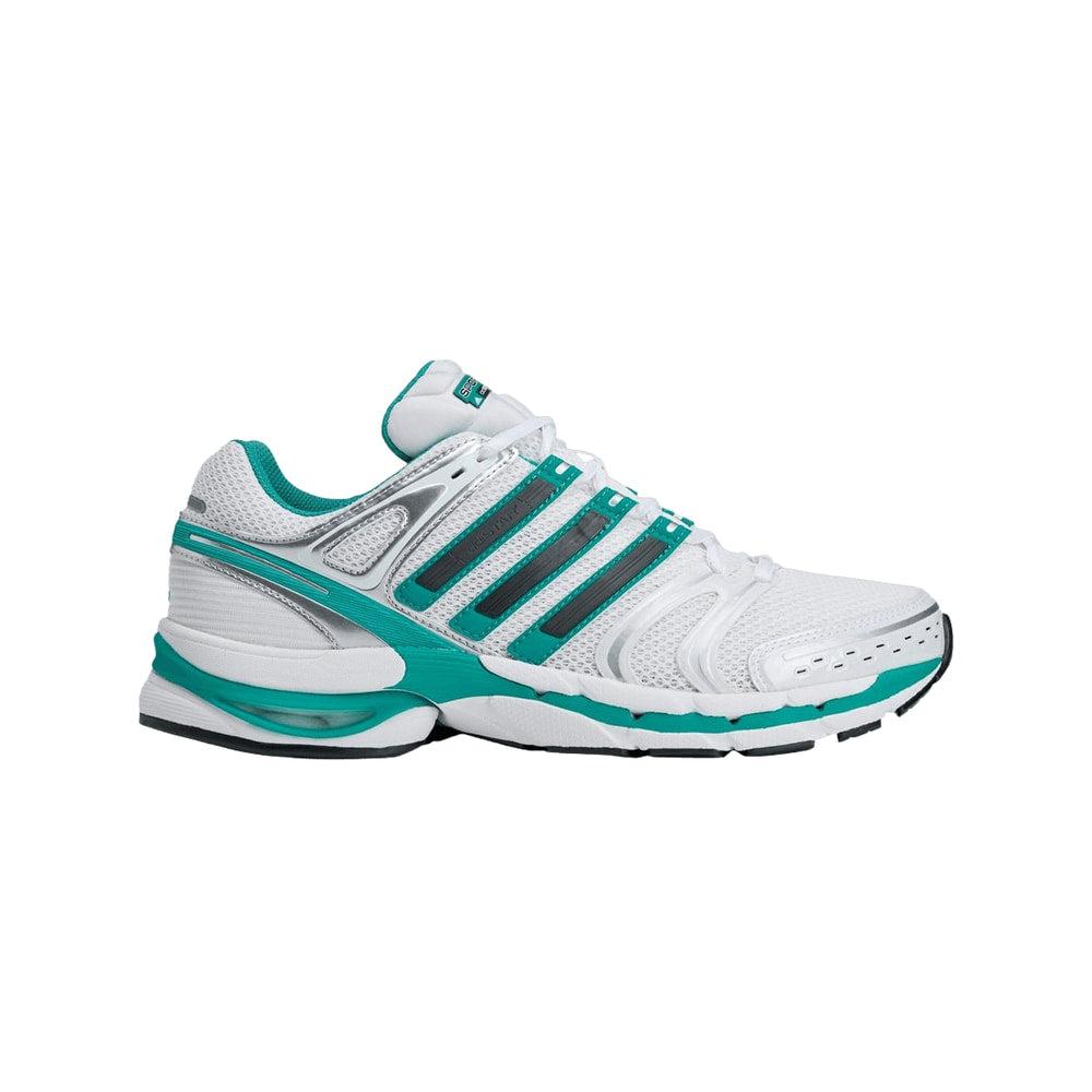 Sporty & Rich x adidas Adistar Control 5 Cloud White Pure Teal – scarpe, blu