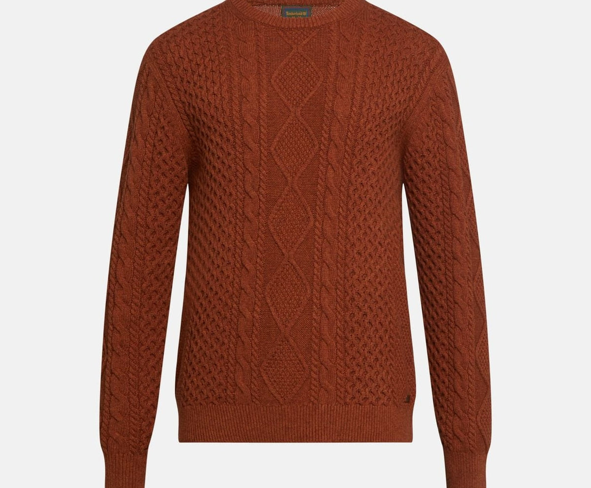 Timberland Knitted jumper Phillips Brook Cherry Red – tøj