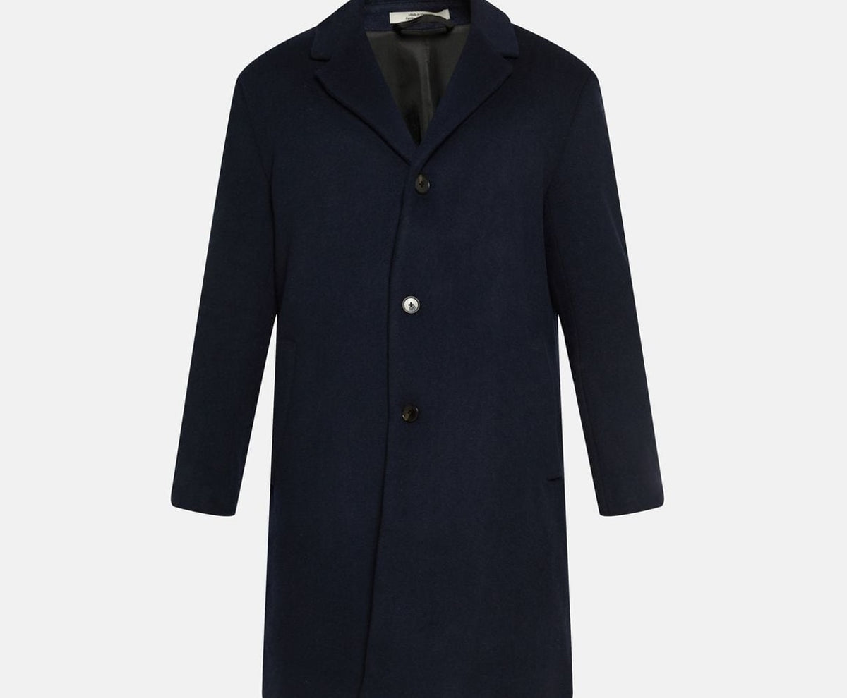 Calvin Klein Wool-blend coat Blue – Jacke, blau