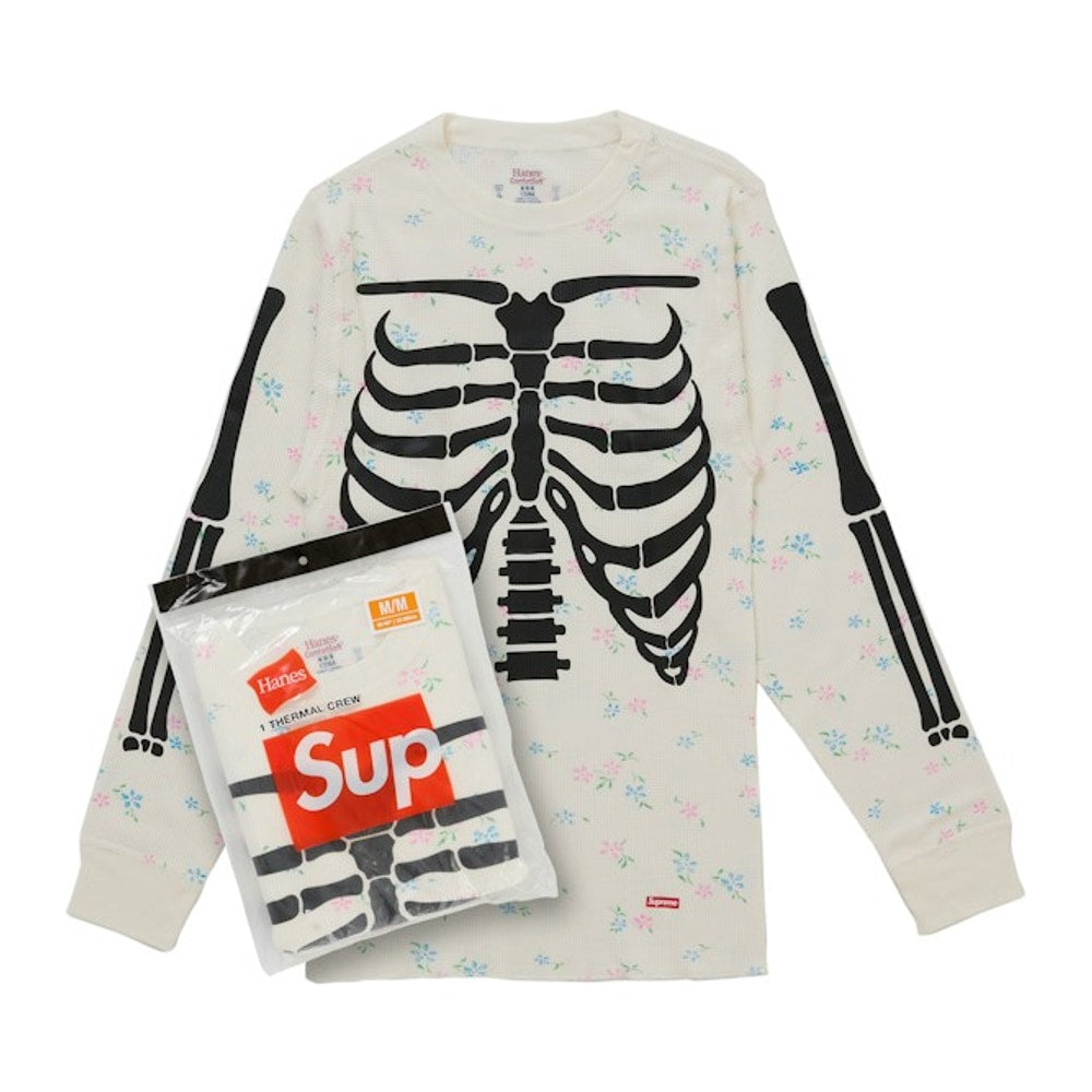 Supreme x Hanes Bones Thermal Crew (1 Pack) FW26 Floral – odjeća