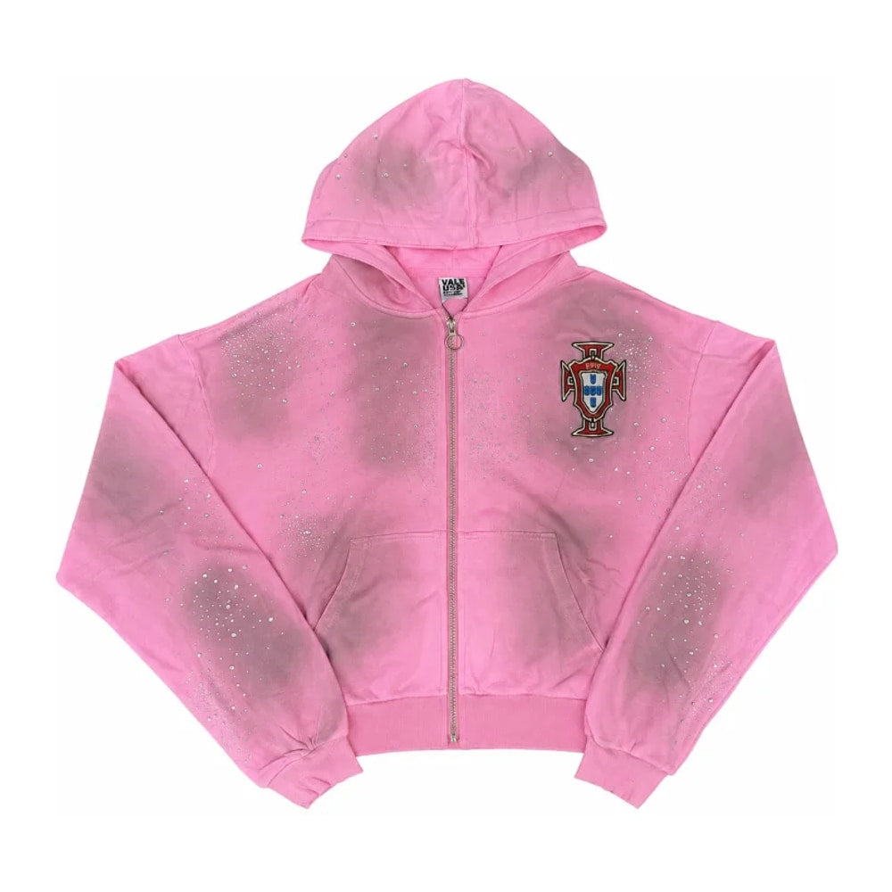 Vale Forever Pluto Cluster Zip Up Hoodie Pink (real PINK colorway; your current Pink product shows a black hoodie) – huppari