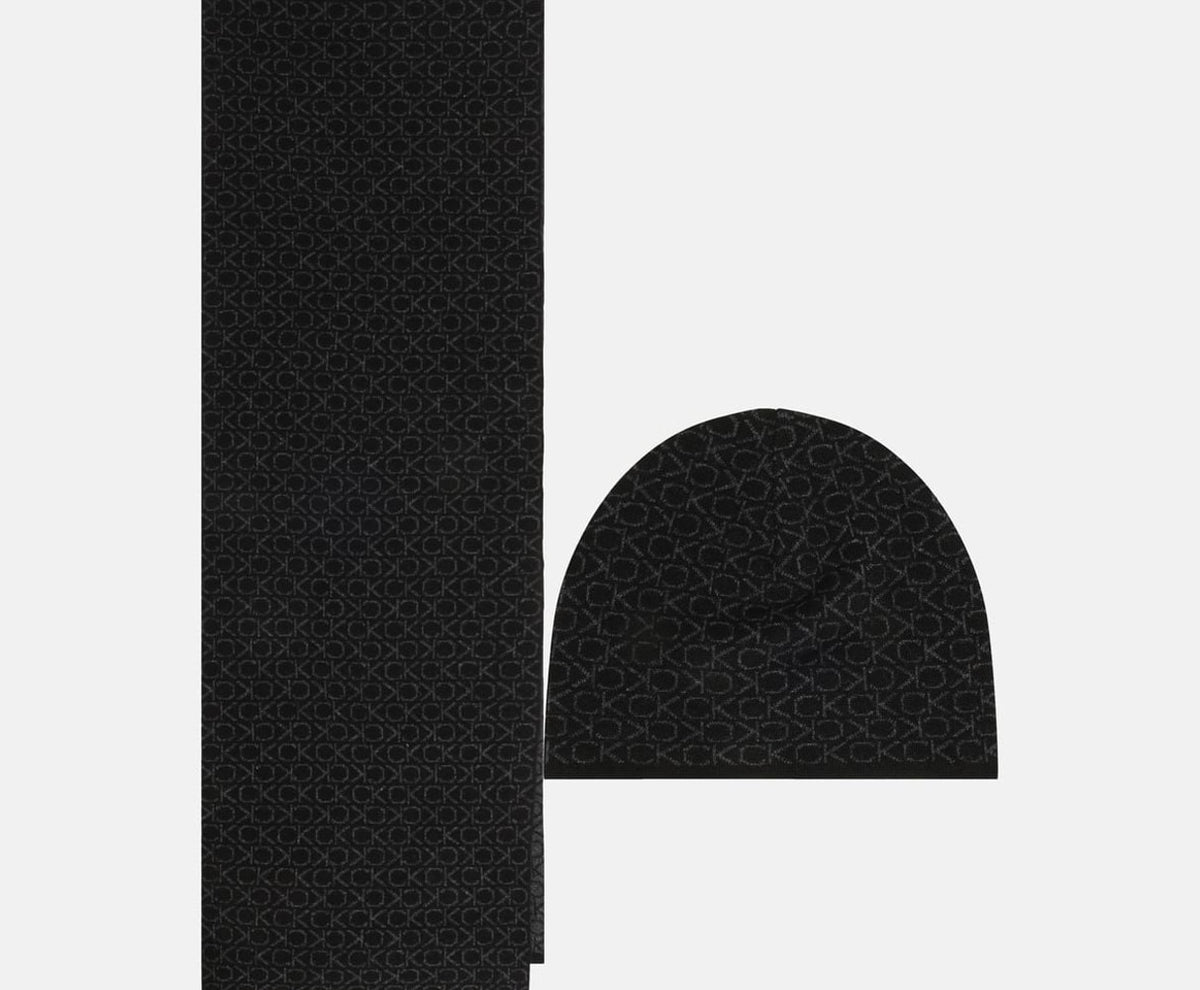 Calvin Klein Wool-blend scarf Black – accessori, nero