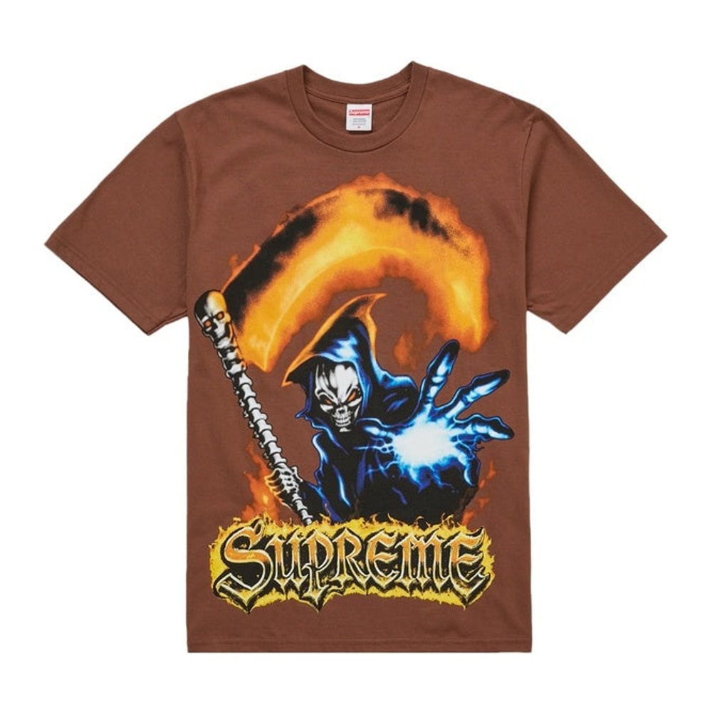 Supreme Grim Reaper Tee Brown – T-Shirt