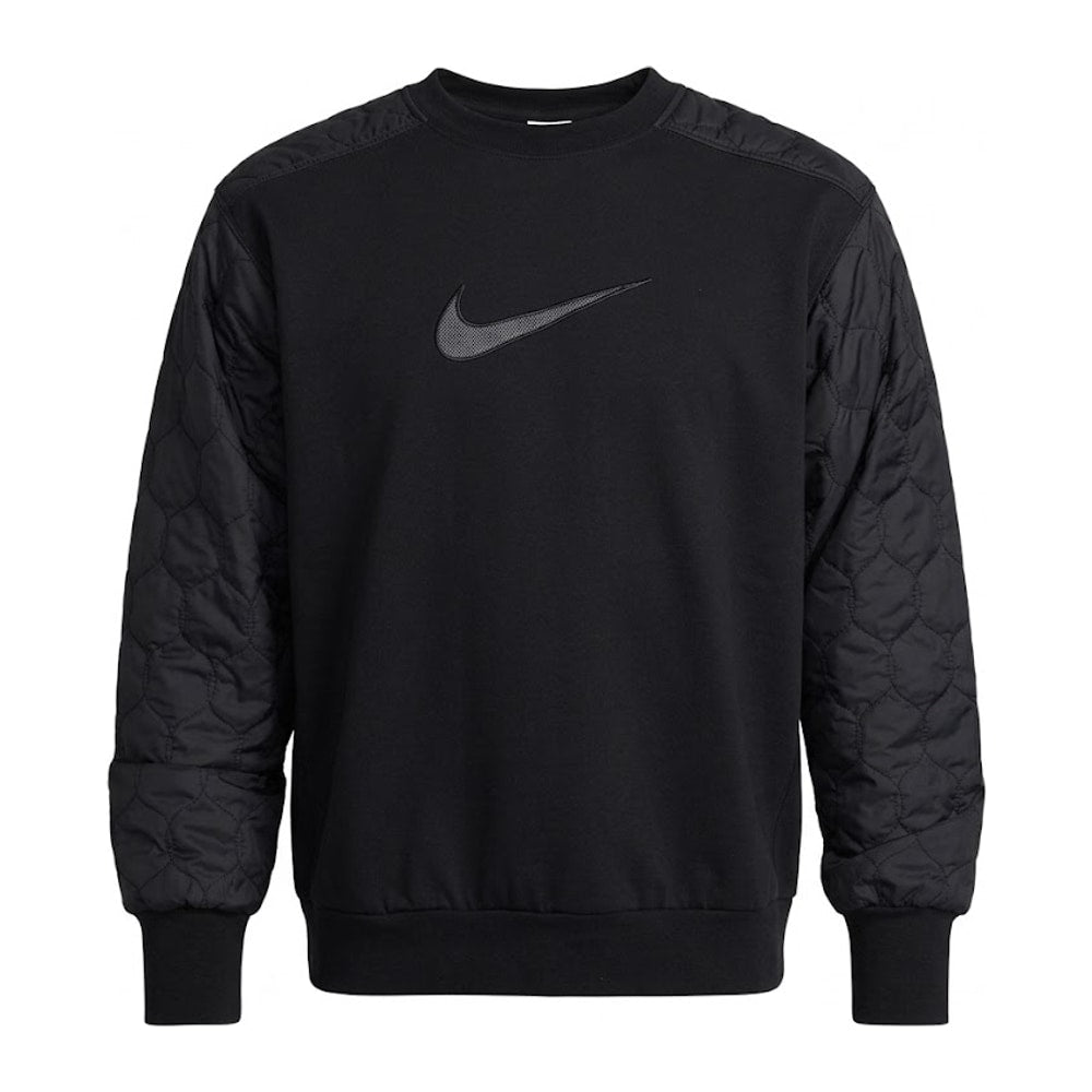 Nike Standard Issue Men's Basketball Crew-Neck Sweatshirt Black – hættetrøje